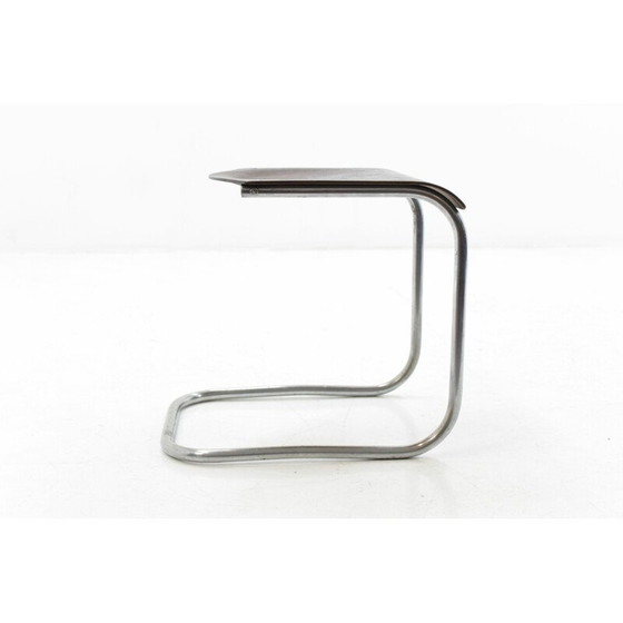 Image 1 of Tabouret Bauhaus chromé par Mücke & Melder pour Mart Stam - années 1930