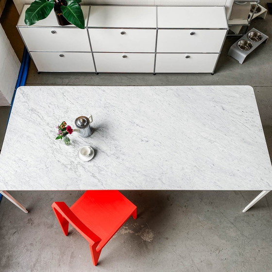 Image 1 of Vitra - Plate Dining Table - Marbre blanc