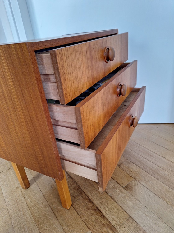 Image 1 of Armoire à 3 tiroirs Svensk Möbelindustri, Vintage, Skandinavian Design
