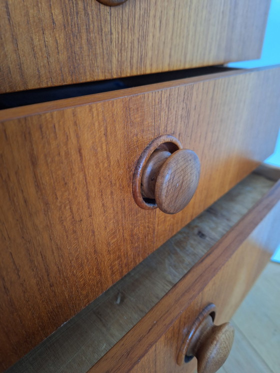Image 1 of Armoire à 3 tiroirs Svensk Möbelindustri, Vintage, Skandinavian Design