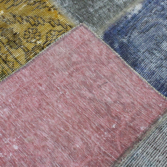 Image 1 of Tapis persan Patchwork 145X145 N°:2533