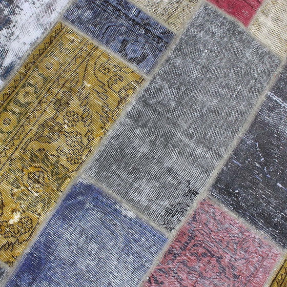 Image 1 of Tapis persan Patchwork 145X145 N°:2533