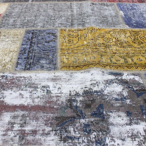 Image 1 of Tapis persan Patchwork 145X145 N°:2533