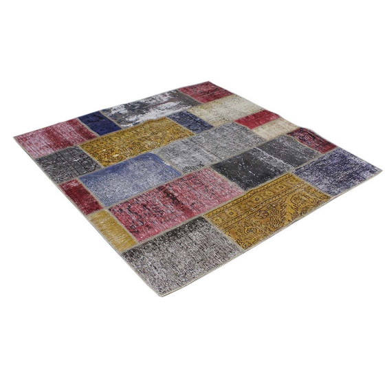 Image 1 of Tapis persan Patchwork 145X145 N°:2533