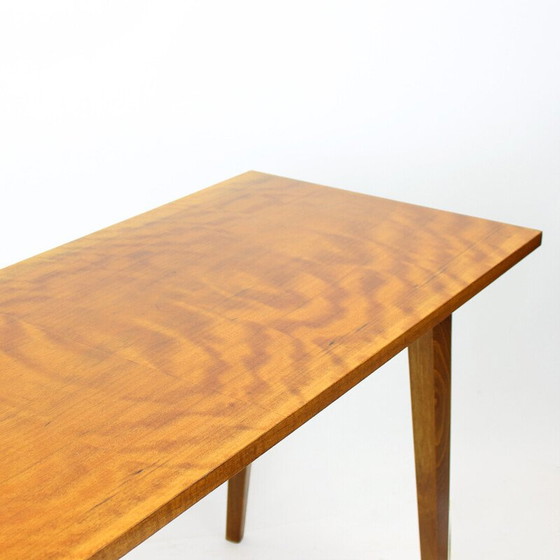 Image 1 of Table basse vintage en noyer pour Drevotvar, Tchécoslovaquie 1960