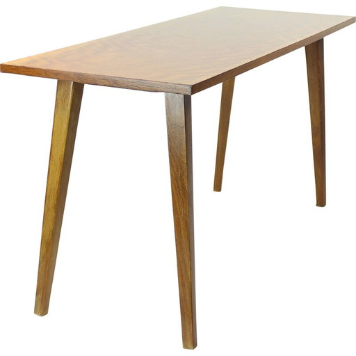 Table basse vintage en noyer pour Drevotvar, Tchécoslovaquie 1960