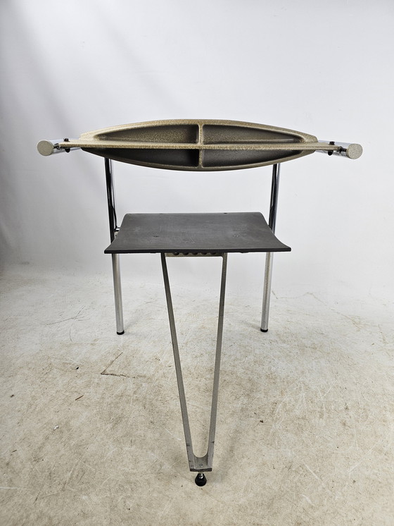 Image 1 of Rare fauteuil Xm3 de Xavier Matégot pour Farjon
France, C. 1986.
Bon état de conservation