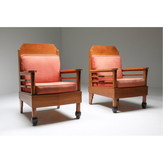 Image 1 of Paire de fauteuils club vintage Art Deco Europe 1960s