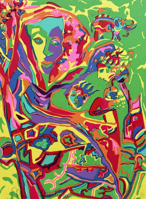 Sérigraphie Ellen Urselmann - Colourfull