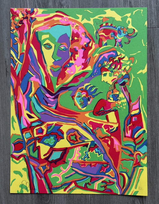 Sérigraphie Ellen Urselmann - Colourfull