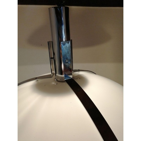 Image 1 of Lampe suspendue vintage en métal chromé et plastique, 1970-1980
