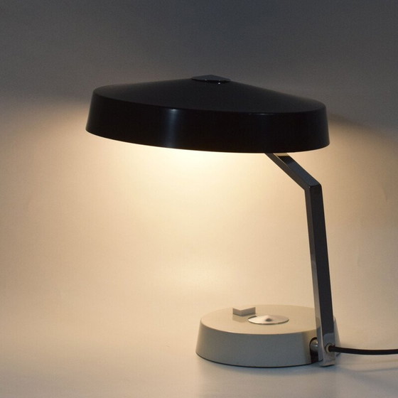 Image 1 of Lampe de bureau vintage en métal chromé, 1960