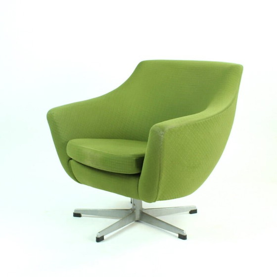 Image 1 of Fauteuil club vert vintage par Up Zavody, Tchécoslovaquie 1979