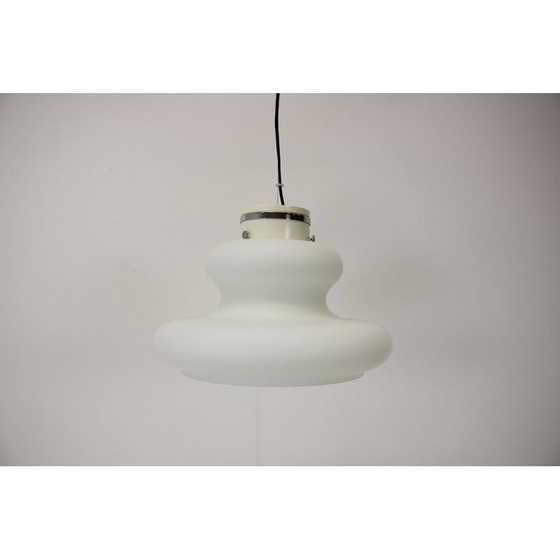 Image 1 of Suspension en verre vintage par Napako, Tchèque 1960