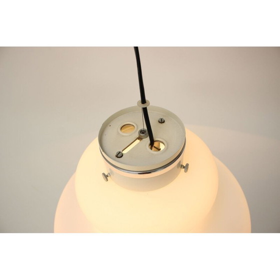 Image 1 of Suspension en verre vintage par Napako, Tchèque 1960