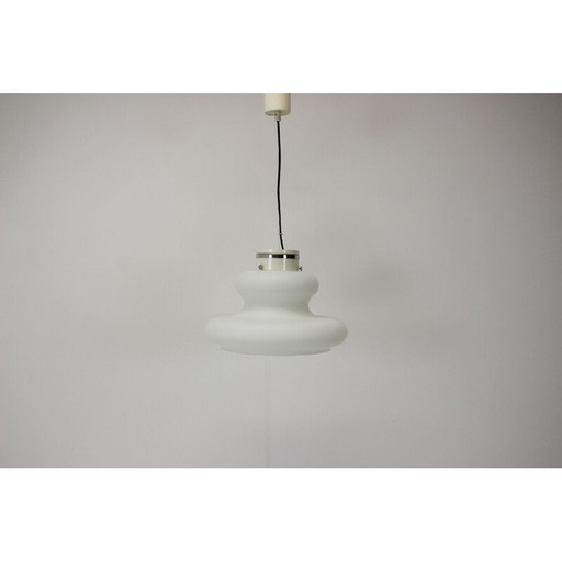 Suspension en verre vintage par Napako, Tchèque 1960