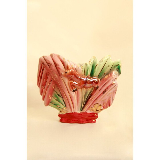 Image 1 of Paire de vases vintage en céramique vasetti, Italie 1940