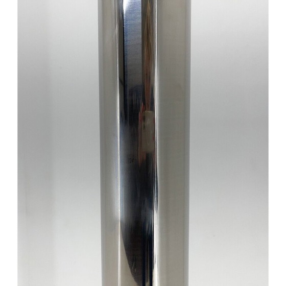 Image 1 of Porte-manteau italien Mid Century en chrome et bois