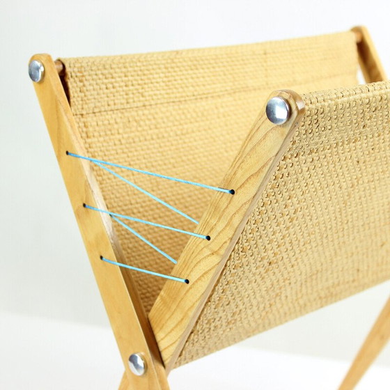 Image 1 of Porte-revues vintage en bois, Tchécoslovaquie années 1960