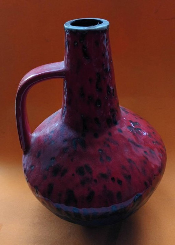 Image 1 of Carstens Fat Lava Vase Mid Century