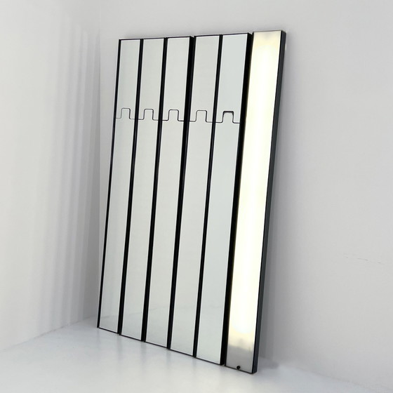 Image 1 of Ensemble de miroirs, porte-manteaux et lumière Gronda par Luciano Bertoncini pour Elco, 1970S