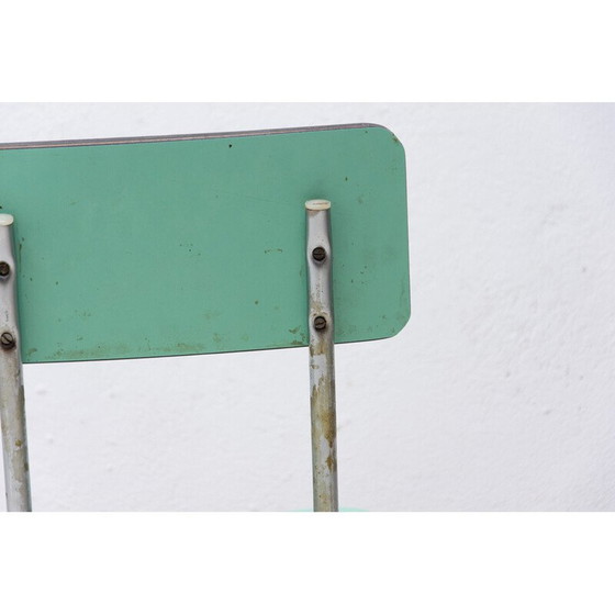Image 1 of Paire de chaises de café vintage en formica coloré tchécoslovaque, années 1960