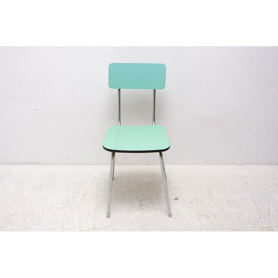 Image 1 of Paire de chaises de café vintage en formica coloré tchécoslovaque, années 1960