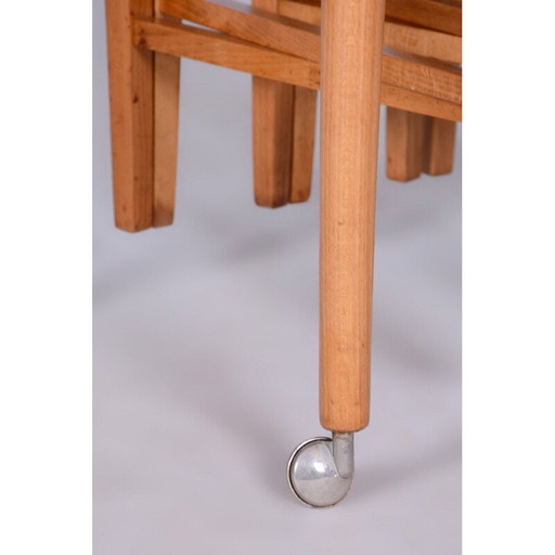Tables gigognes en hêtre du milieu du siècle par Poul Hundevad, Tchèque, années 1960