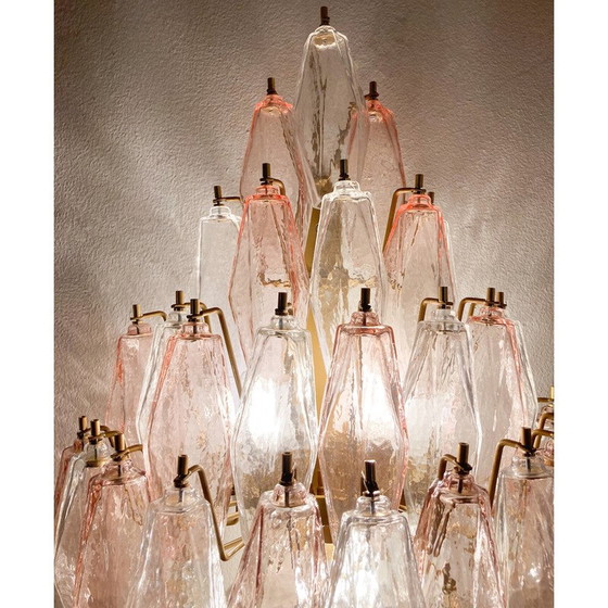 Image 1 of Paire d'appliques vintage en verre de Murano, Italie