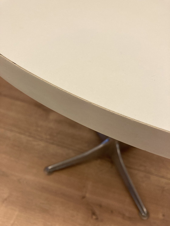 Image 1 of Table basse par Horst Bruning pour Cor. Plateau en formica et base en aluminium poli.