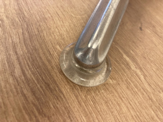 Image 1 of Table basse par Horst Bruning pour Cor. Plateau en formica et base en aluminium poli.