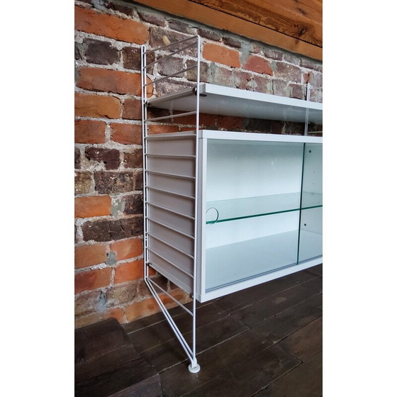 Image 1 of Etagère Vintage String blanche de Nisse Strinning, 1950