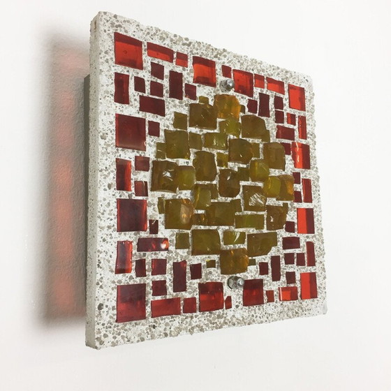 Image 1 of Lot de 3 lampes murales vintage "psychédéliques", Allemagne 1970