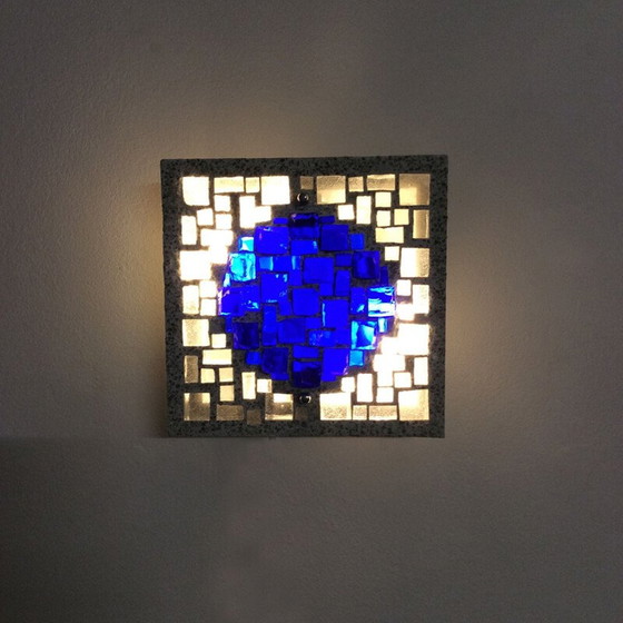 Image 1 of Lot de 3 lampes murales vintage "psychédéliques", Allemagne 1970