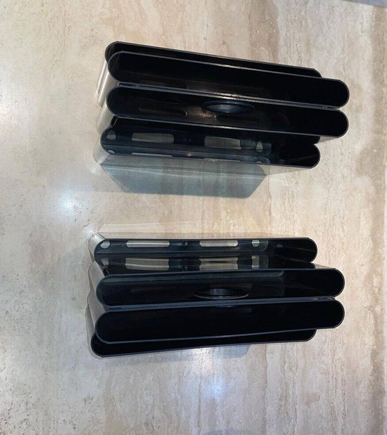 Image 1 of Porte-Revue Noir « Kartell » De Giotto Stoppino, Italie 1970