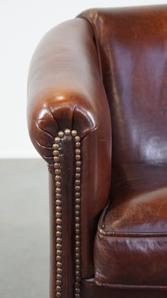 Image 1 of Fauteuil club en peau de mouton