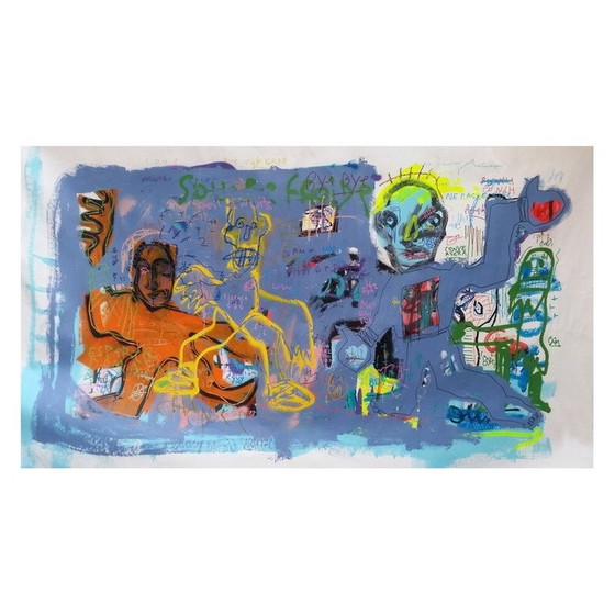 Image 1 of Peinture vintage "Punch" par Jazzu, 2018