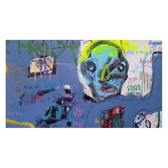 Image 1 of Peinture vintage "Punch" par Jazzu, 2018