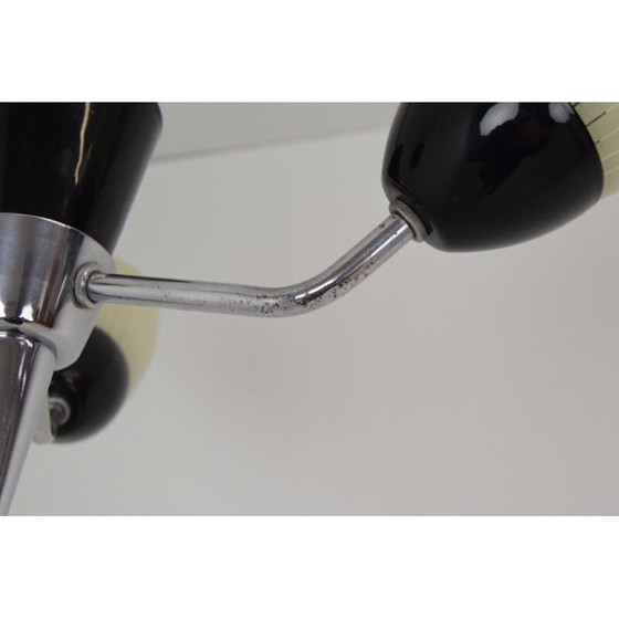 Image 1 of Lustre vintage en verre par Drukov, Tchécoslovaquie 1960