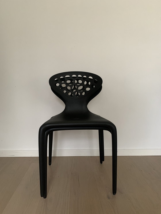 Image 1 of 2X Moroso Ross Lovegrove Supernatural Chair Noir Nouveau