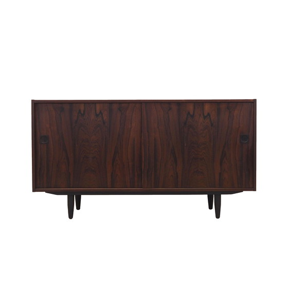 Image 1 of Armoire en bois de rose, design danois, années 1970, fabricant : Farsø Møbelfabrik