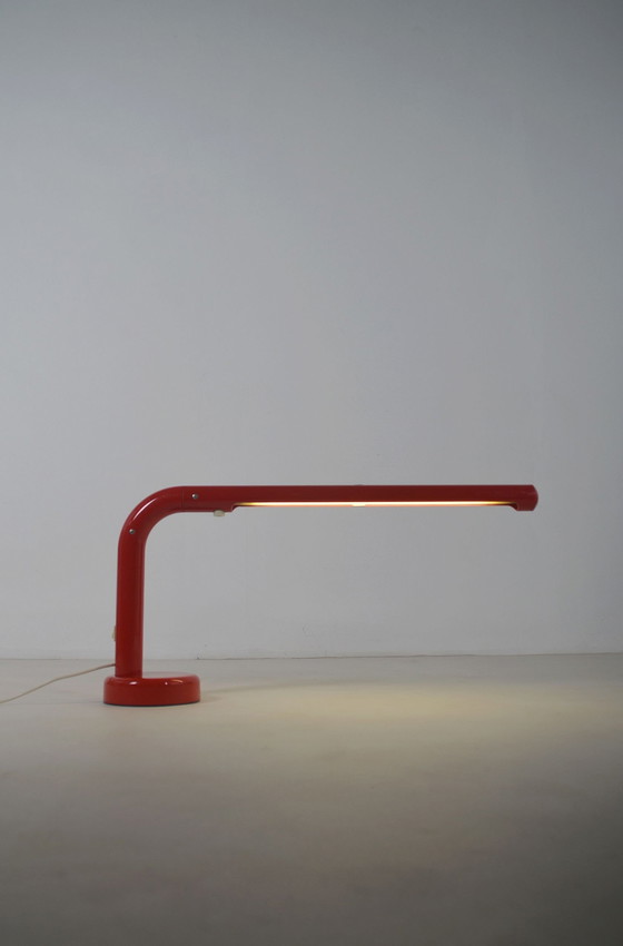 Image 1 of Lampe de bureau à tube suédoise conçue par Anders Pehrson pour Atelje Lyktan, 1970