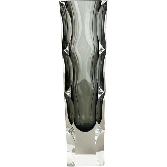 Image 1 of Vase vintage en verre de Murano par Alessandro Mandruzzato, Italie 1970