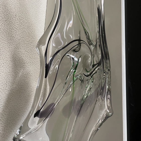 Image 1 of Giga Glass Swirl Bowl (bol en verre)