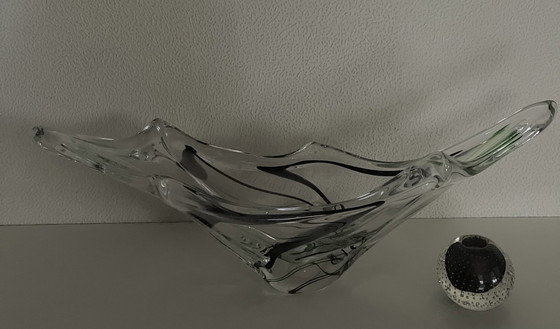 Image 1 of Giga Glass Swirl Bowl (bol en verre)