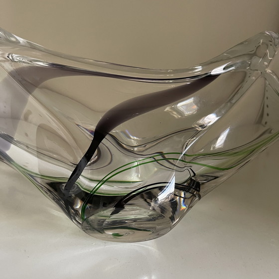 Image 1 of Giga Glass Swirl Bowl (bol en verre)