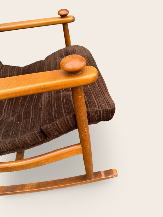 Image 1 of Chaise à bascule danoise vintage