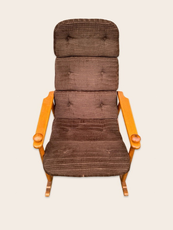 Image 1 of Chaise à bascule danoise vintage