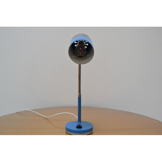 Image 1 of Lampe de table vintage en métal laqué, Tchécoslovaquie 1970