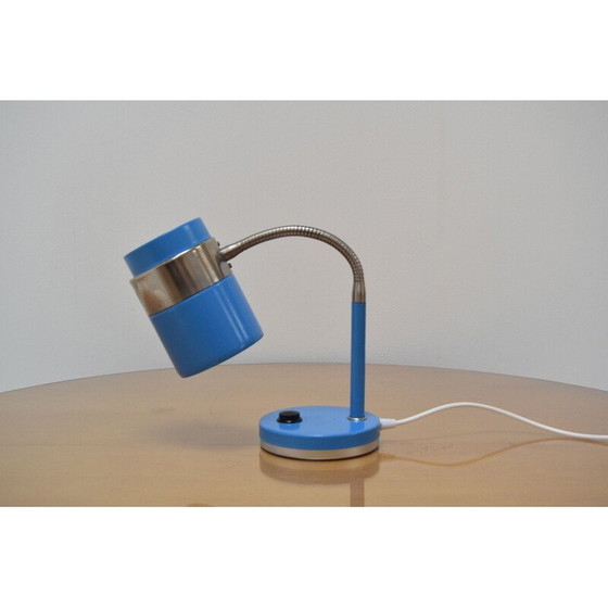 Image 1 of Lampe de table vintage en métal laqué, Tchécoslovaquie 1970